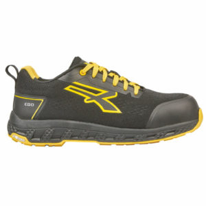 SCARPE FITZ NERO/GIALLO BASSE 43        S1P UPOWER
