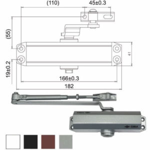 CHIUDIPORTA AERODINAMICO ALL    60460-03-0-97 CISA