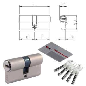 CILINDRO INFILARE R6 NEW  80-35-45 8809354595 ISEO