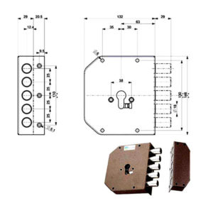 SERRATURA SIC.SEMPLICE DX            38600 MOTTURA