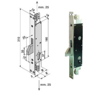 SERRATURA INF.FERRO              080.25.01.0 WELKA