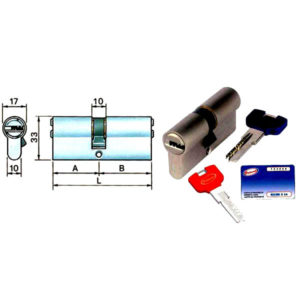 CILINDRO INFILARE 110-40-70     SECUR S3400 POTENT