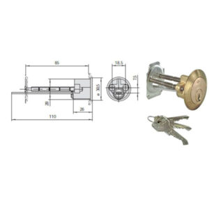 CILINDRO APP.TONDO                 0G500-00-0 CISA